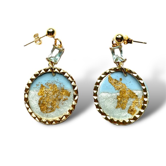 Dangling Earrings with CZ ๐ ๐ ๐ - Picture 1 of 7